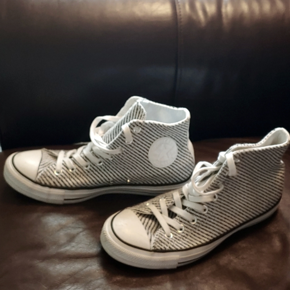 Converse All Star Womens SIZE 10  Black Mason Ox High Top Sneakers Shoes 562460F